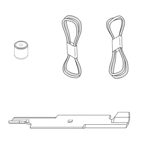112-5011 – MVP BLADE & BELT PACK-Z400 52″ 7 GA DECK – (TORO ORIGINAL OEM) – NO LONGER AVAILABLE