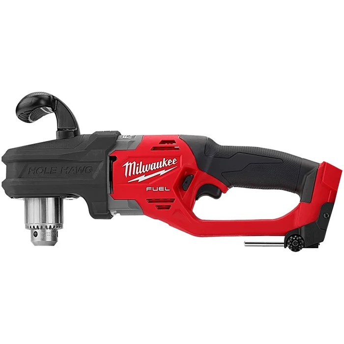2807-20 Milwaukee M18 FUEL Hole Hawg Right Angle Drill with 1/2″ Keyed Chuck