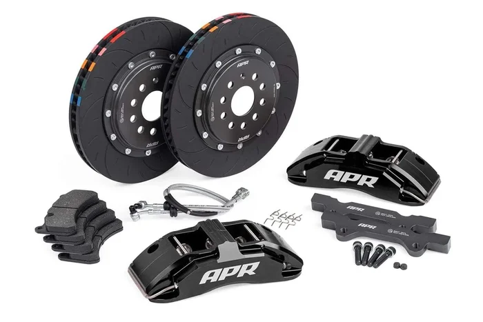APR 350x34mm 6 Piston Brakes (Black) – MK6 R