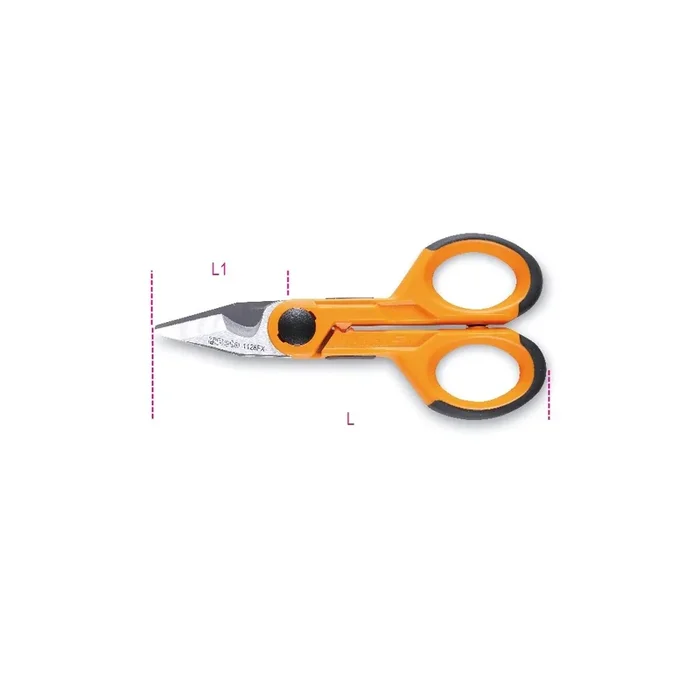 Beta Tools (Article# 1128FX) Electrician’s Scissor, 145mm – BT 11280090