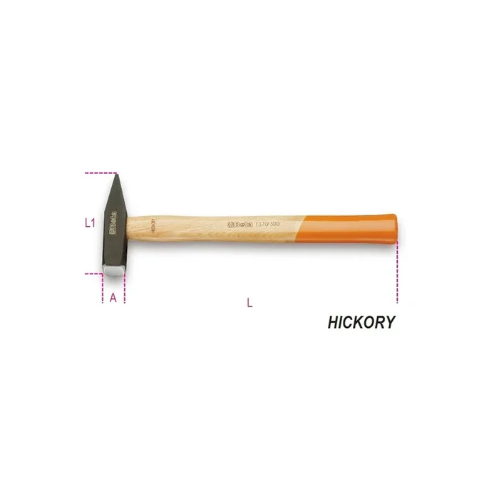 Beta Tools (Article# 1370 500) 17.5 oz Engineer’s Hammer with Wooden Handle – BT 13700055