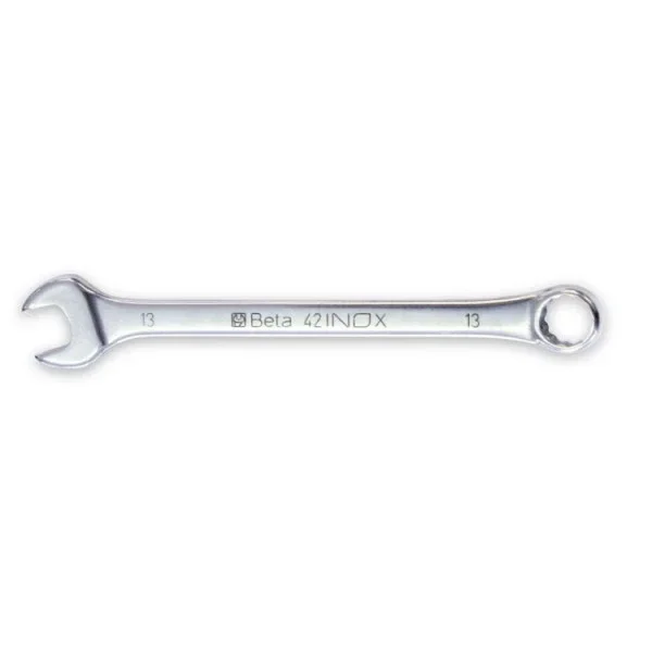 Beta Tools (Article# 42INOX-AS 5/8) 5/8 in 15 deg Offset Combination Wrench, INOX Stainless Steel – BT 420366