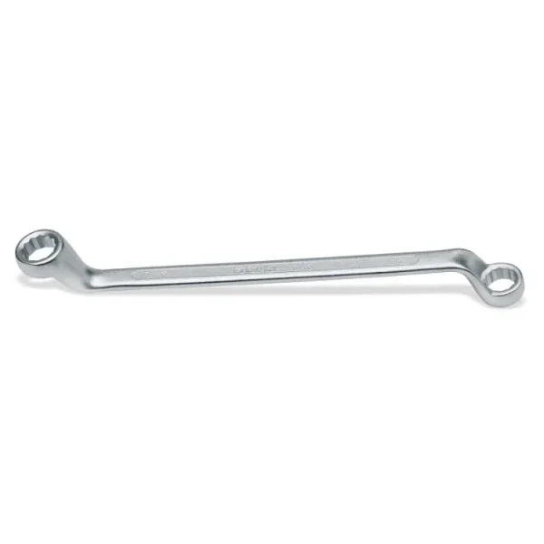 Beta Tools (Article# 90AS 1.1/8X1.5/16) 1-1/8 x 1-5/16 Double End, 12 Point Deep Offset Box End Wrench, Chrome-Plated – BT 900261