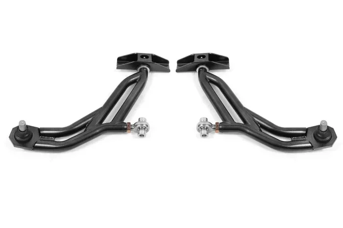 BMR 10-14 Ford Mustang Adj. Lower A-Arms Delrin/Rod End w/ 19mm STD. Ball Joint – Black Hammertone