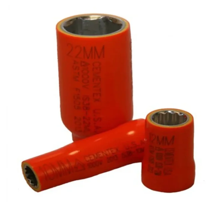 Cementex 1/2 in Square Drive Deep Wall 12-Point Socket, 11/16 in – IS12-22L