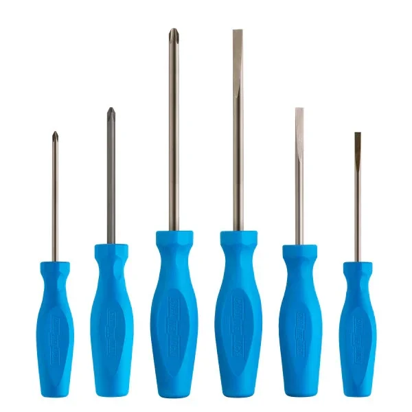 Channellock Set of 6 Tri-lobe Grip Natural Finish Standard Screwdrivers – CL SD-6H