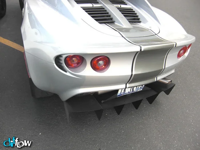Difflow Rear Diffuser for Elise/Exige 5 Element Railer