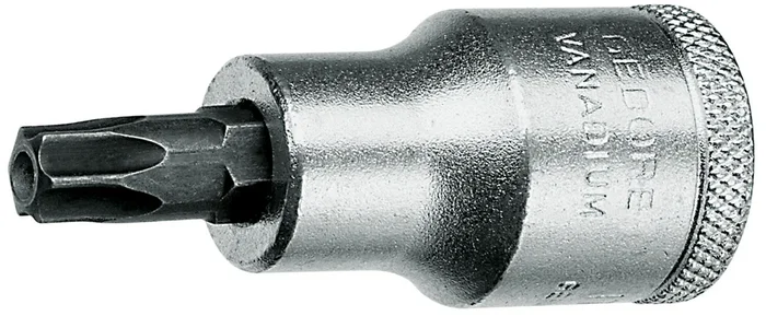 Gedore 1/2 in Torx Screwdriver Bit Socket with Pilot, T40 – GD 6200410