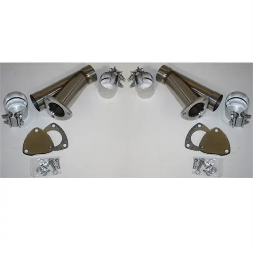 Granatelli Manual Exhaust Cutouts – Stainless Steel – Slip Fit 305525D