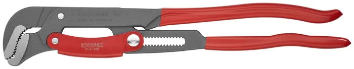 Knipex 83 61 020 KN | Swedish Pattern Pipe Wrench, S-Shape Fast Adjust, Plastic Handle