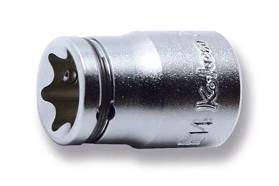 Ko-ken Tools 3/8 Sq. Dr. NUT GRIP® TORX® E16 Socket – Length 26mm