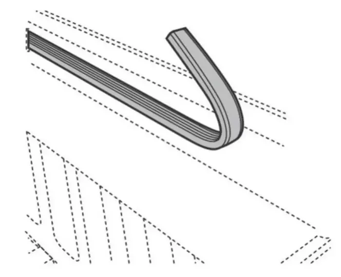PARTS-326A0005 BAK Industries Tonneau Cover Rail Seal For Revolver X2