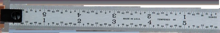 PEC Tools 262-H12 12³ E/M Adjustable Hook Rule