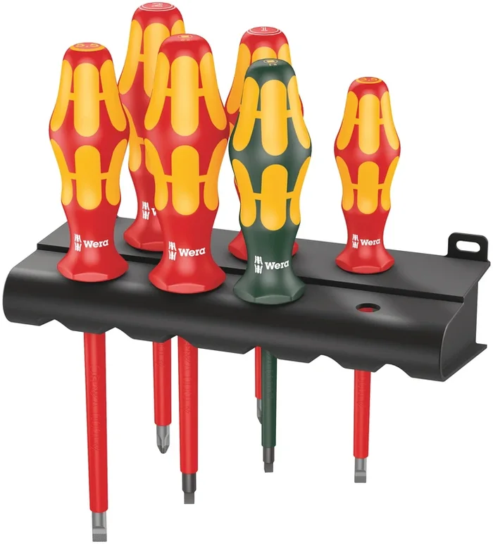 Wera 160I/168I/6 Phillips/Slotted/Square SCREWDRIVER SET 05347777001