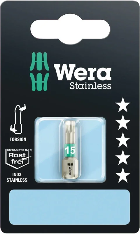 Wera 3867/1 TS TX 15 X 25 MM SB TORX BIT 05073621001