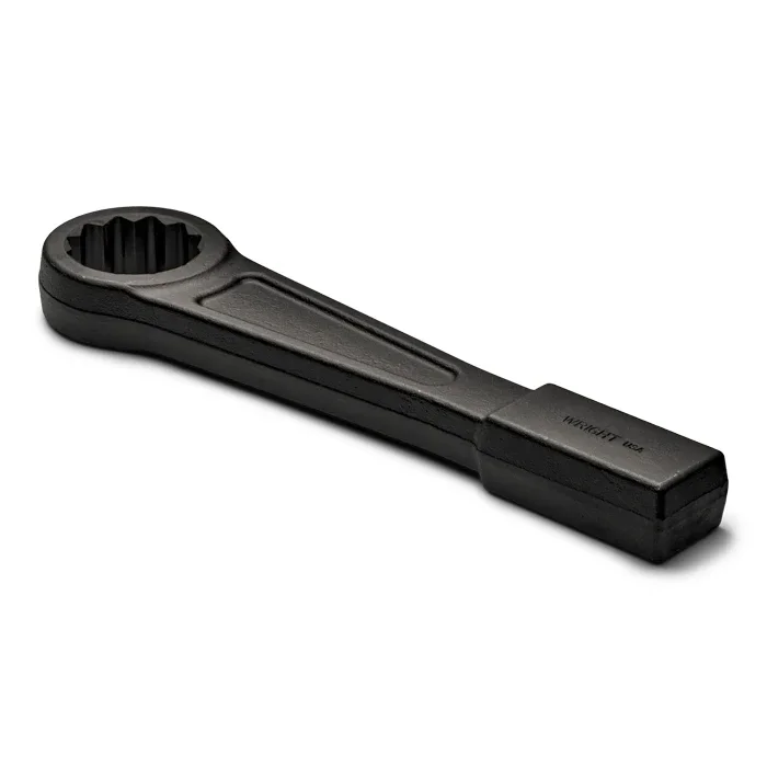 Wright Tool 12-Point Straight Handle Heavy Duty Black Industrial Striking Face Box End Wrench, 2-1/16 in – WT 1866 Box Wrench