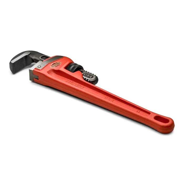 Wright Tool Heavy Duty Design Pipe Wrench, Length 10 in, Pipe Diameter 1-1/2 in – WT 9R31010 Pipe Wrench